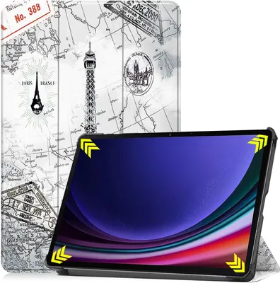 Produktbild von Cover für Samsung Tab S9 2023 SM-X710 SM-X716 11 Zoll Tablethülle Schlank mit Standfunktion und Auto Sleep/Wake Funktion