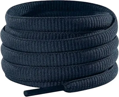 Ovale Schnürsenkel für Laufschuhe - Blau Navy - 110 cm