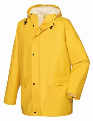 Produktbild von teXXor Wetterschutz-Regenjacke LIST gelb 100% Polyester mit PolyurethanBeschichtung, doppelt versiegelte Nähte, Größe: XXL