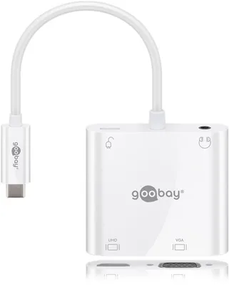 Image de Goobay | USB-C multiport adapter HDMI + VGA + PD 100 W | 52418