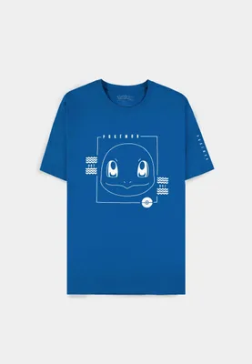 Produktbild von Pokémon - Squirtle - Blaues Kurzarm-T-Shirt für Männer