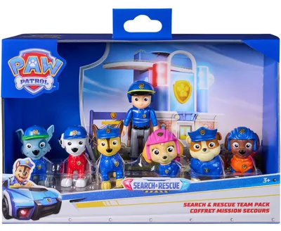 Produktbild von PAW Patrol – Search & Rescue: Figuren-Set mit 7 Charakteren, 340 g