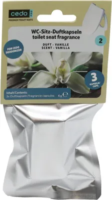 Produktbild von Cedo WC-Sitz Duftkapsel Vanille für Deodorizer 3 Stück
