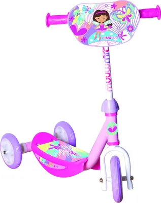 Produktbild von Kinder-Roller - rosa, Raddurchmesser 140 mm und 120 mm