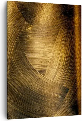 Produktbild von Bild auf Leinwand - Leinwandbild - Einteilig - Abstraktion Gold Textur - 50x70cm - Wand Bild - Wanddeko - Wandbilder - Leinwanddruck - Wanddekoration - Leinwand bilder - Wandbild - PA50x70-4477