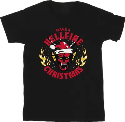 Produktbild von Netflix - "Stranger Things Hellfire" T-Shirt für Herren BI45811 (M) (Schwarz)