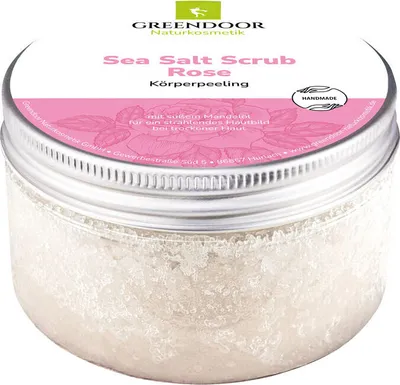 Produktbild von GREENDOOR Sea Salt Scrub Rose