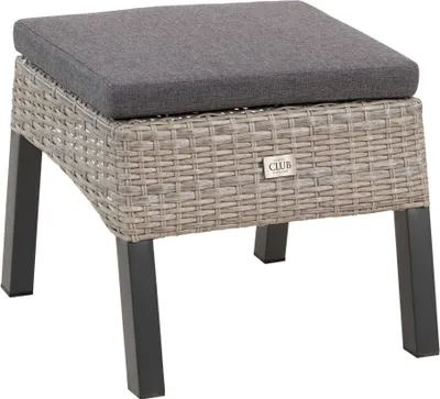 Produktbild von Lesli Living Fußhocker "Treviso Brick" grau/anthrazit