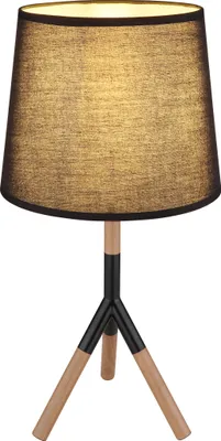 Produktbild von Globo Lighting Tischleuchte Metall schwarz matt, 1x E27