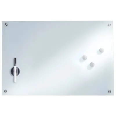 Zdjęcie produktu dla Zeller 11660 Szklana tablica do notatek biała 60x40cm