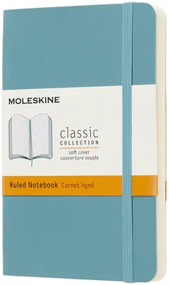 Obrázek produktu pro Moleskine 805.83.4171.546.8, Jednobarevný, Modrá, Matný, 70 g/m², Linkovaný papír, Měkký obal