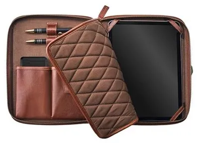 Imagen del producto de Funda de cuero genuino para tablet de 11 pulgadas