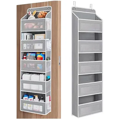 Produktbild von Hängeregal Organizer Türorganizer Hängeorganizer Schuhaufbewahrung Hängend für Schlafzimmer, Büro, Kinderzimme, mit 5 Fächern Klarem Fenstertür Aufbew