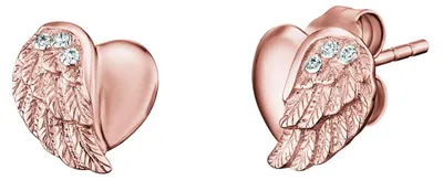 Produktbild von Engelsrufer ERE-LILHEARTWING-STR Damen Ohrstecker Sterling-Silber 925