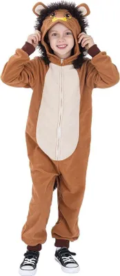 Produktbild von Kinder Tier Zwiebel Kostüm für Jungen und Mädchen 4-14 Jahre - Tiger, Affe, Katze, Löwe, Dalmatiner