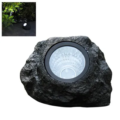 Produktbild von Solarbetriebene LED-Rasenleuchte, Outdoor-Simulation Steinlampe