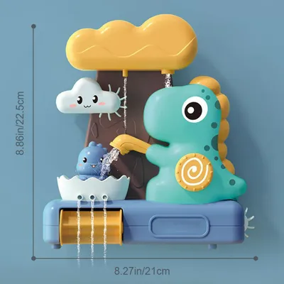 Produktbild von Baby-Badespielzeug,Badewannenspielzeug,Dinosaurier-Wasserfall-Spielzeug