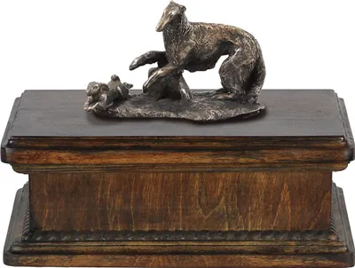 Image de Borzoï - urne avec un chien, urne classique avec une statuette, urne élégante avec un chien de la marque Art-Dog