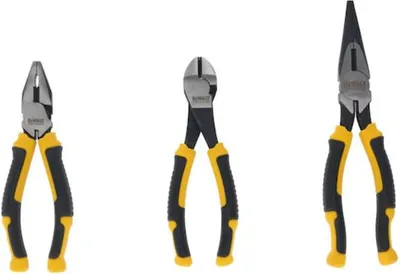Zdjęcie produktu dla Profesjonalny zestaw 3 sztuk szczypiec CrV DeWalt DWHT82813-0