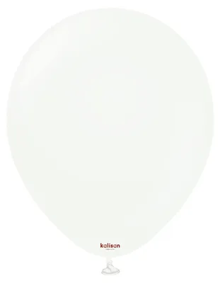 Zdjęcie produktu dla Balony Kalisan lateksowe White, białe 13cm, 100 szt.