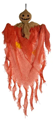 Produktbild von Kürbismonster mit Sackmaske Hängefigur 50 cm, KI-generiertes Bild