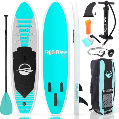 Produktbild von SereneLife Stand Up Paddling Board Set, SUP Board Komplettes Zubehör, Stand Up Paddle Board für Kinder & Erwachsene, Surfbrett & Tragetasche