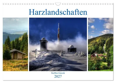 Produktbild von Harz Landschaften (Wandkalender 2027 DIN A3 quer), CALVENDO Monatskalender