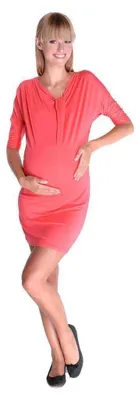 Produktbild von Damen Kleid Mini-Kleid Elegant ; Koralle/M/L 38/40