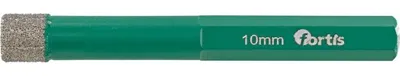 Produktbild von Fortis Diamantbohrer 10 x 65 mm, sechskant mit Kühlwachs