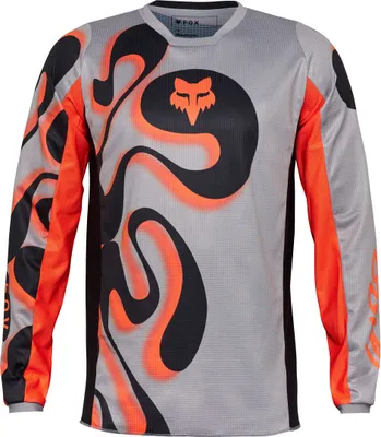 Image de FOX 180 Emotion Motocross Jersey, gris, XL