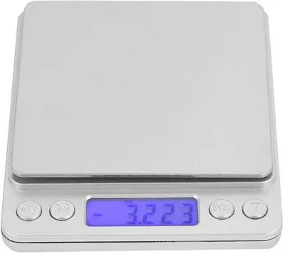Image de Balance de cuisine numérique, en acier inoxydable, haute précision, 500 g/0,1 g, avec écran LCD, pour les aliments, les fruits, la pesée et les ustensiles de cuisine