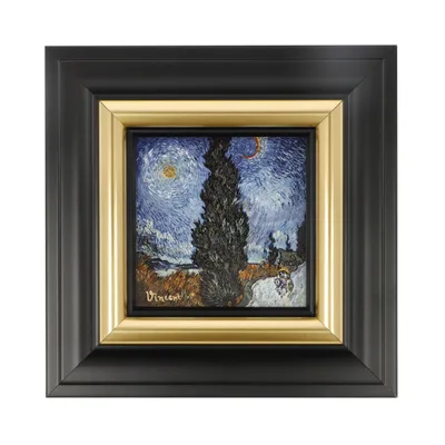 Immagine prodotto di Goebel Van Gogh Landstrasse bei Nacht (Wandbild, Steinzeug)