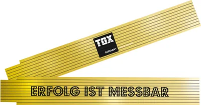 Produktbild von Meterstab 2 mtr. "ERFOLG IST MESSBAR"