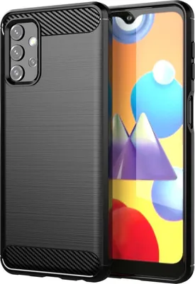 Produktbild von Cadorabo Hülle für Samsung Galaxy A32 5G in Schwarz Schutzhülle TPU Case Cover Etui Handyhülle