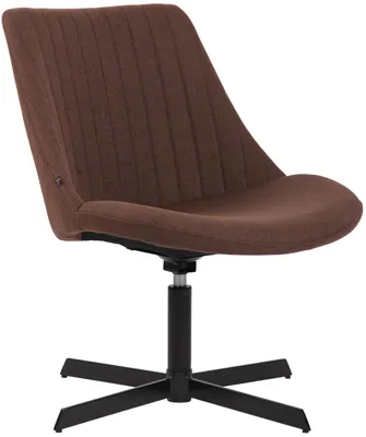 Imagen del producto de Sillón reclinable CLP Granby, tapizado en tela, con estructura metálica y respaldo marrón