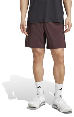 Produktbild von adidas Herren Train Essentials Woven Training Shorts, Shadow Brown/Black, XS 7 i