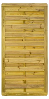 Produktbild von Ligna Gard Dichtzaun Lausanne Pro gerade 90x180 cm Holzzaun Kiefer Kesseldruckimprägniert stabiler Rahmen 44x68 mm sehr stabil