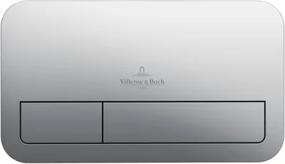 Image de VILLEROY & BOCH ViConnect Plaque depour WC, chromé mat