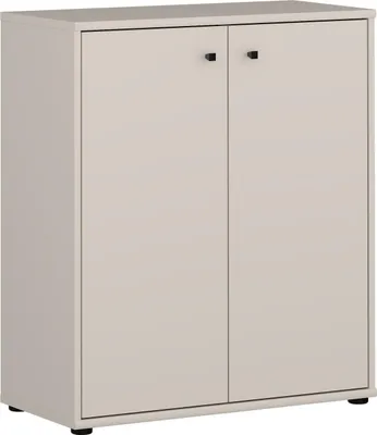Produktbild von Kommode >TEMPRA2< in Sand - 73,7x85,5x34,8cm (BxHxT)