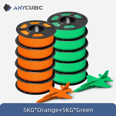 Obrázek produktu pro Filament PLA pro 3D tiskárny – FDM – průměr 1,75 mm – hmotnost 10 kg – sada A