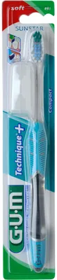 Produktbild von Sunstar Gum Technigue+ Weiche Zahnbürste Kompakt 491, 1 Stück