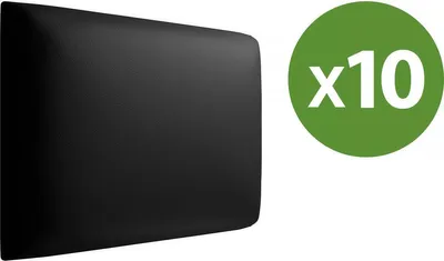 Obrázok produktu pre Čalúnený nástenný panel 40x30 PAG - čierna