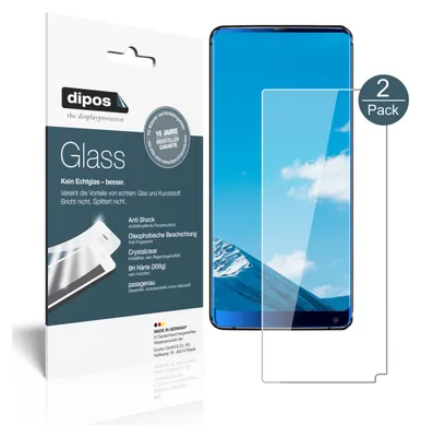 Produktbild von 2x Schutzfolie für VKWORLD S8 - Anti-Shock 9H Folie dipos Glass Displayfolie