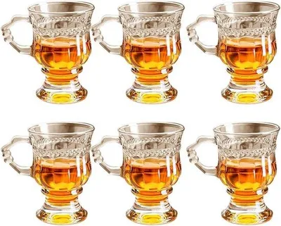 Productafbeelding van Set van Irish Coffee glazen - 2 heldere cappuccino bekers