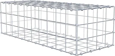 Produktbild von Gabione 100 cm x 30 cm x 40 cm (L x H x T), Maschenweite 10 x 10 cm, Spiralring