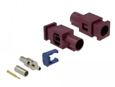 Produktbild von Delock FAKRA D Stecker Federpin zum Crimpen