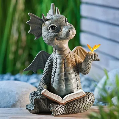 Produktbild von Drachen-Skulptur für Garten- und Innendekoration