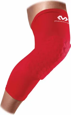 Produktbild von Mcdavid Hex Bein Sleeves Mit Hex Schutzpad Am Knie / Paar - Rot