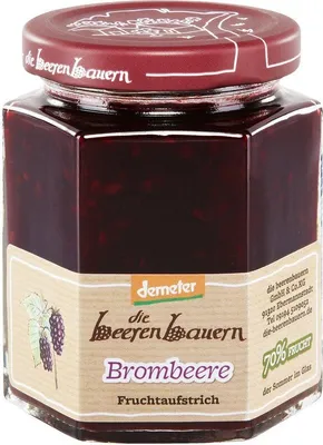 Produktbild von die beerenbauern - Brombeere Fruchtaufstrich - 200 g