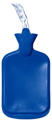 Produktbild von Wärmflasche 2 Liter | 32,5 cm x 20,3 cm blau | mit Schraubverschluss